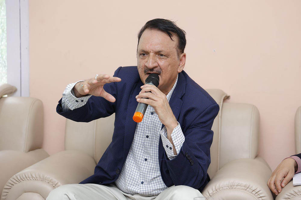 Finance Minister Mahat inspects dry port, customs office in Birgunj